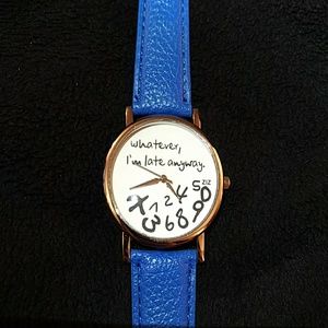 NEW - Watch - blue band